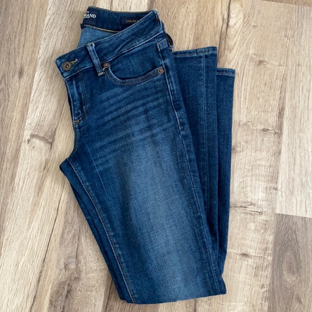 Lucky Brand Lolita Skinny Jeans Mid-rise in Dark Wash size 00/24